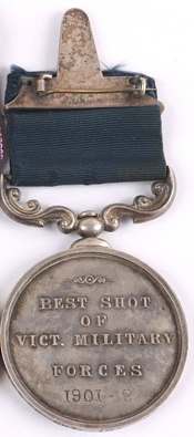 Harold Smith's Best Shot Medal.